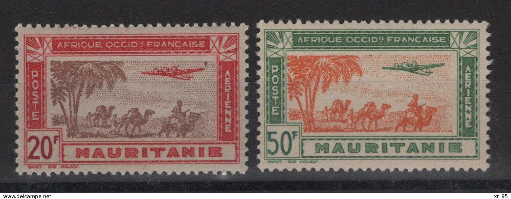 Mauritanie - PA N°16 + 17 - ** Neufs Sans Charniere - Cote 6€ - Neufs