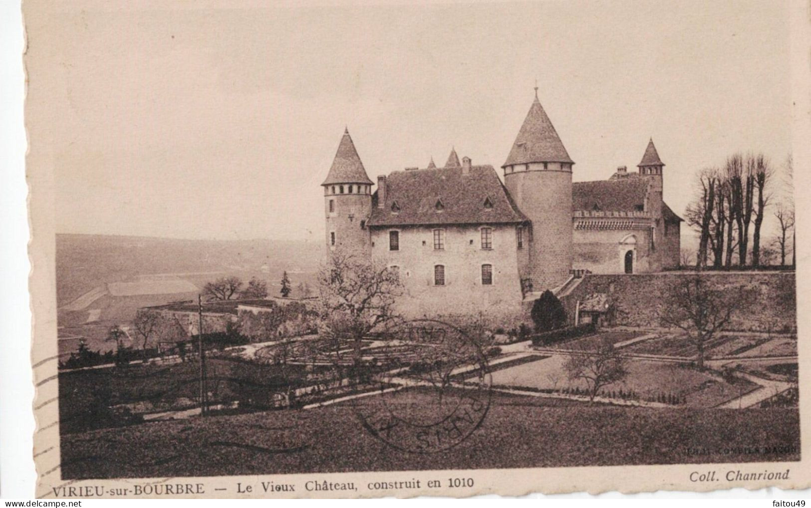 38 - VIRIEU SUR BOURBRE -  Le Vieux Château (construit En 1010)   93 - Virieu