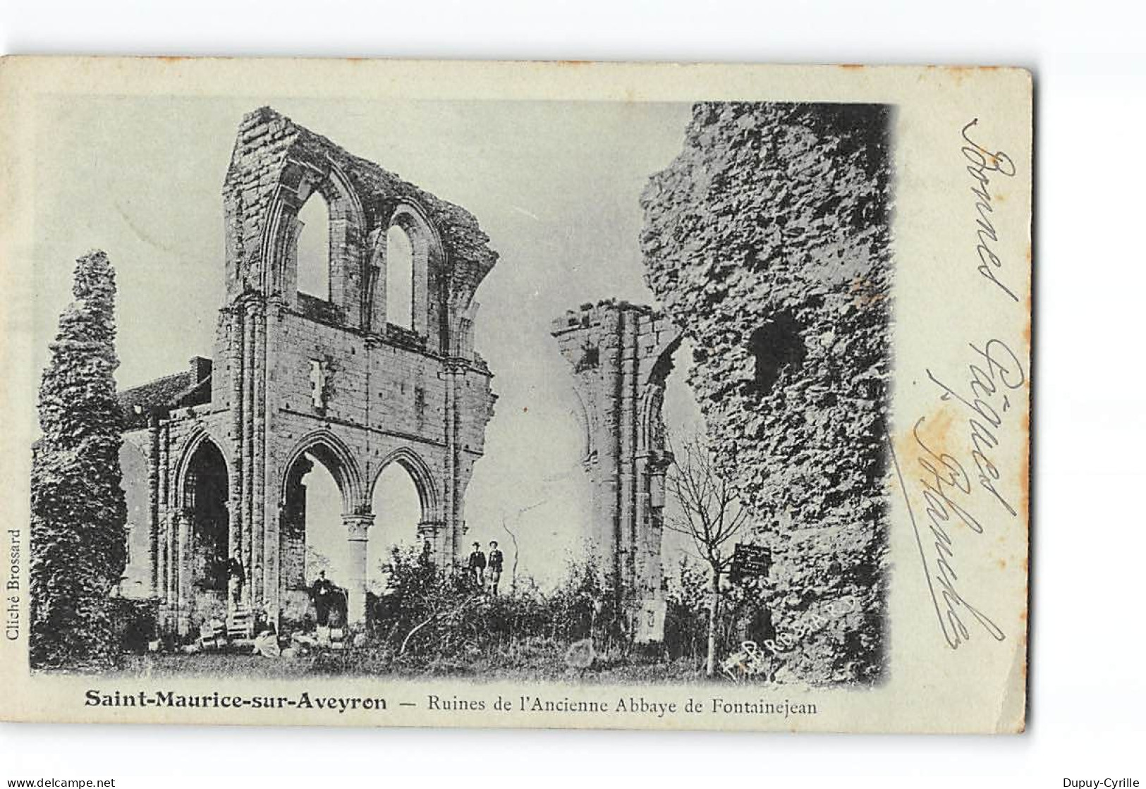 SAINT MAURICE SUR AVEYRON - Ruines De L'Ancienne Abbaye De Fontainejean - Très Bon état - Andere & Zonder Classificatie