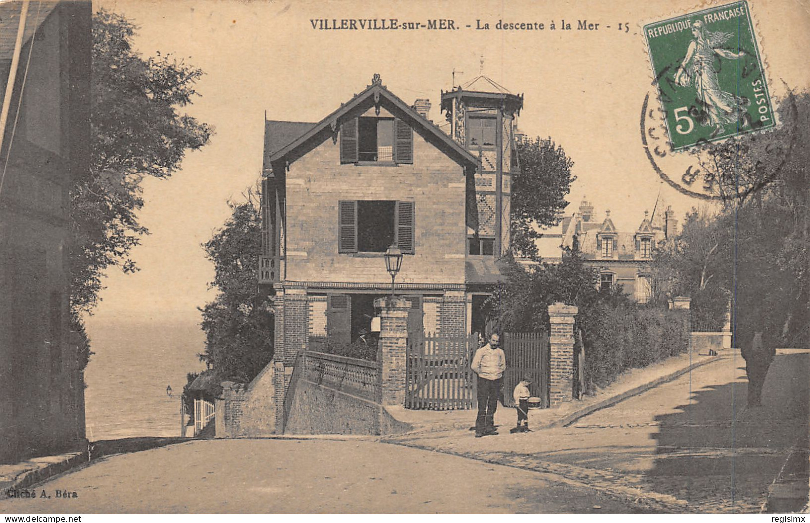 14-VILLERVILLE SUR MER-N°359-G/0317 - Villerville