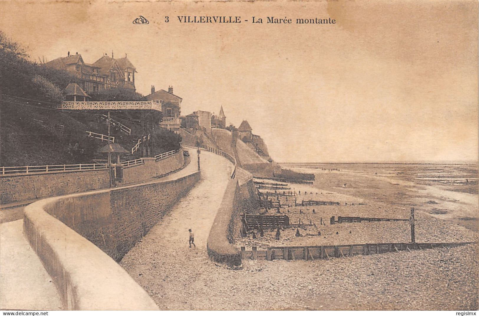 14-VILLERVILLE SUR MER-N°359-G/0297 - Villerville