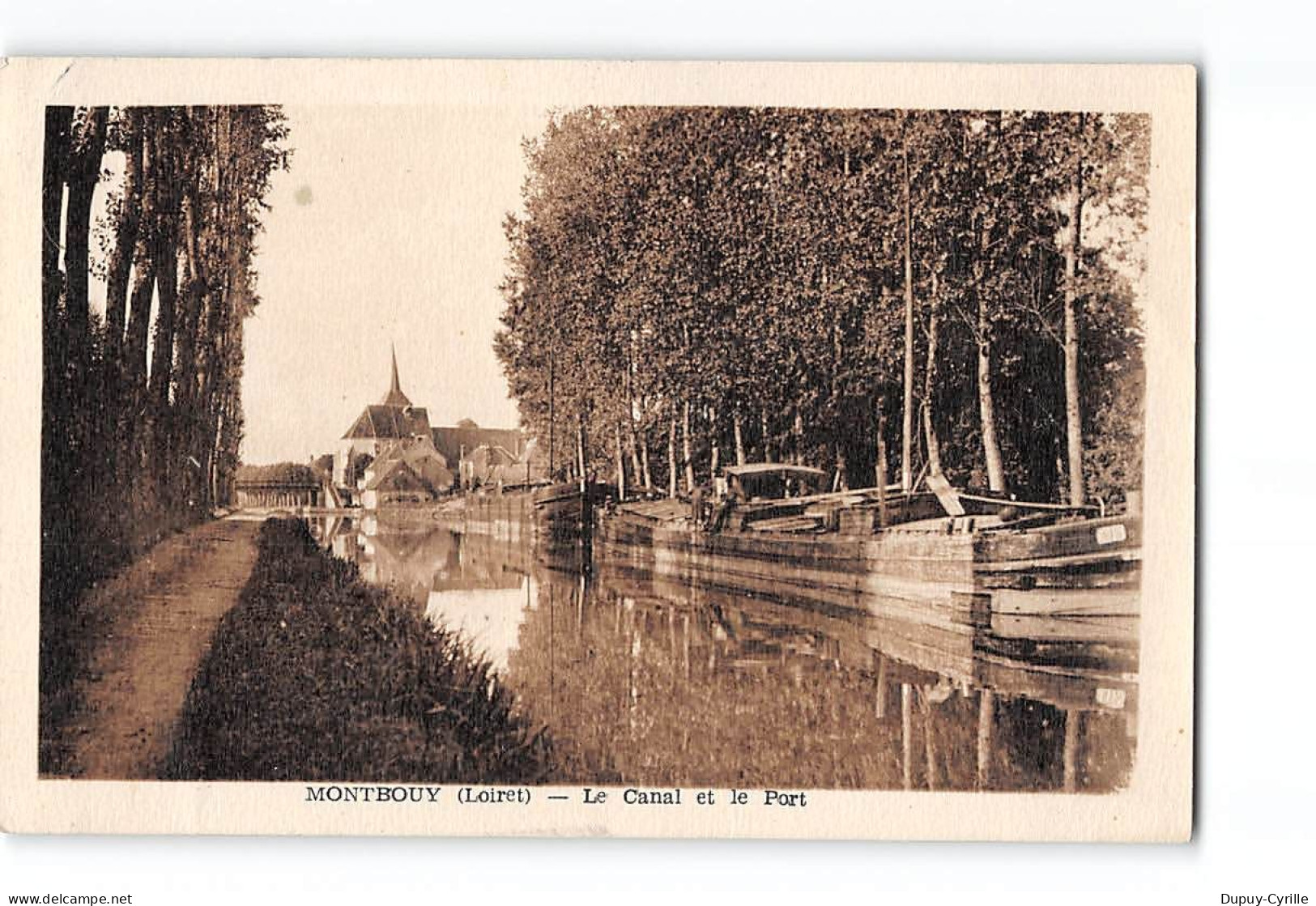 MONTBOUY - Le Canal Et Le Port - Très Bon état - Sonstige & Ohne Zuordnung