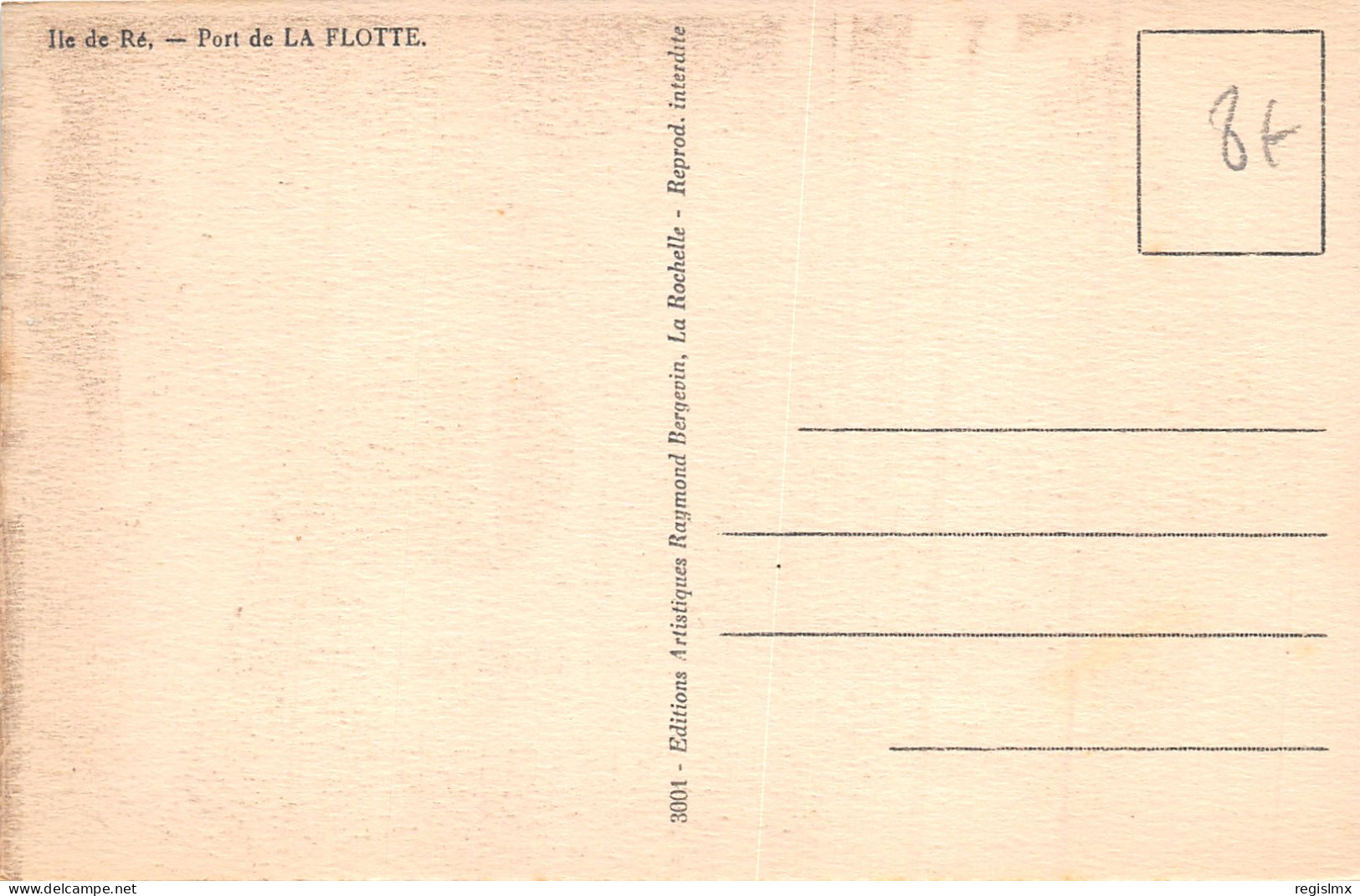 17-ILE DE RE-LA FLOTTE-N°360-B/0357 - Ile De Ré