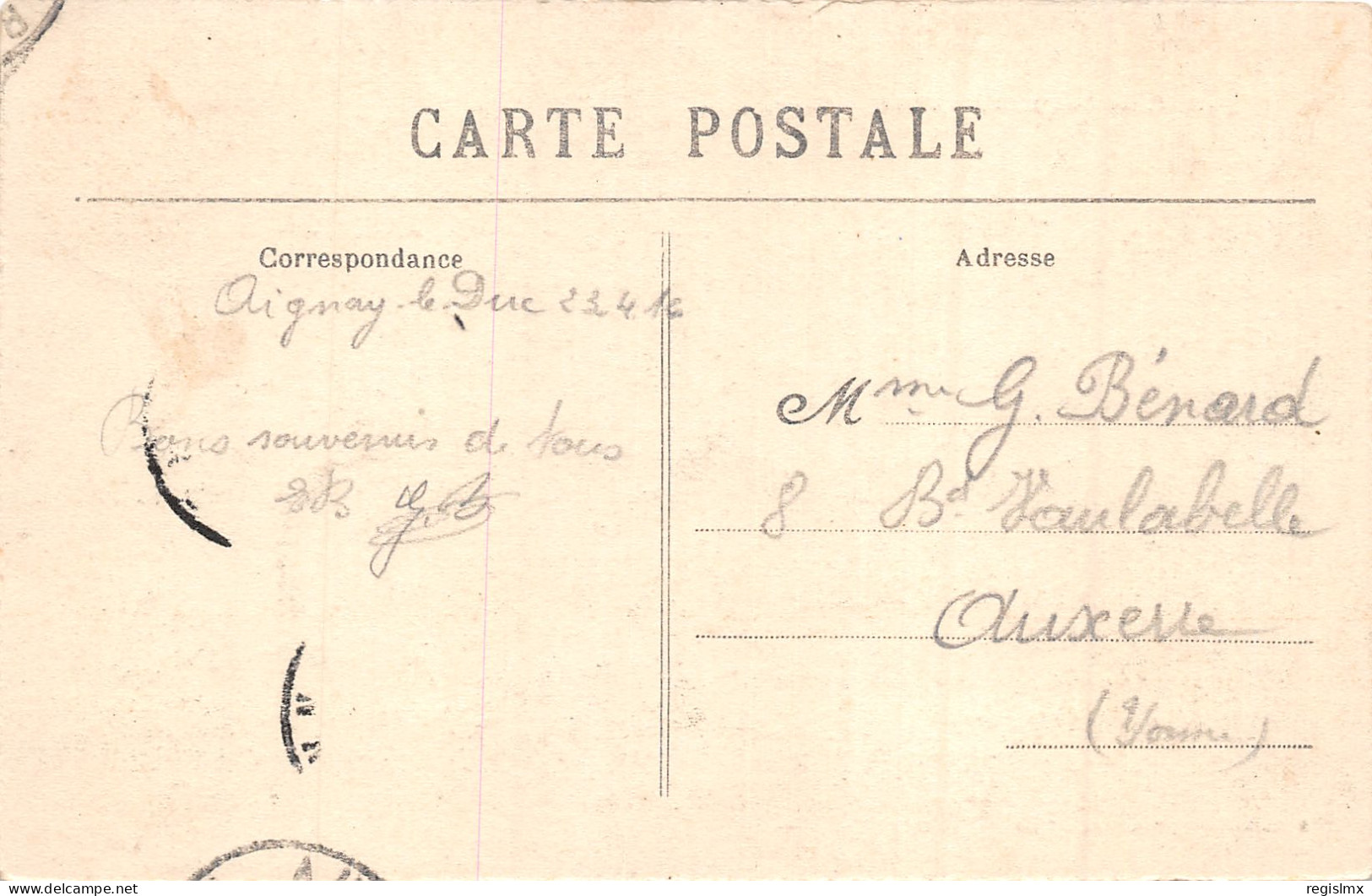 21-AIGNAY LE DUC-N°360-H/0329 - Other & Unclassified