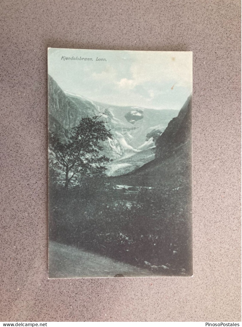 Kjendalsbraeen Loen Carte Postale Postcard - Norvège