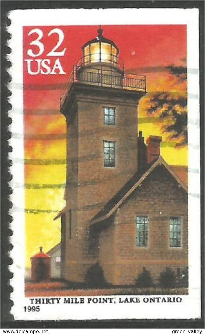 XW01-0572 USA 1995 Phare Thirty Mile Point Lighthouse Faro Lichtturm Vuurtoren Farol - Phares