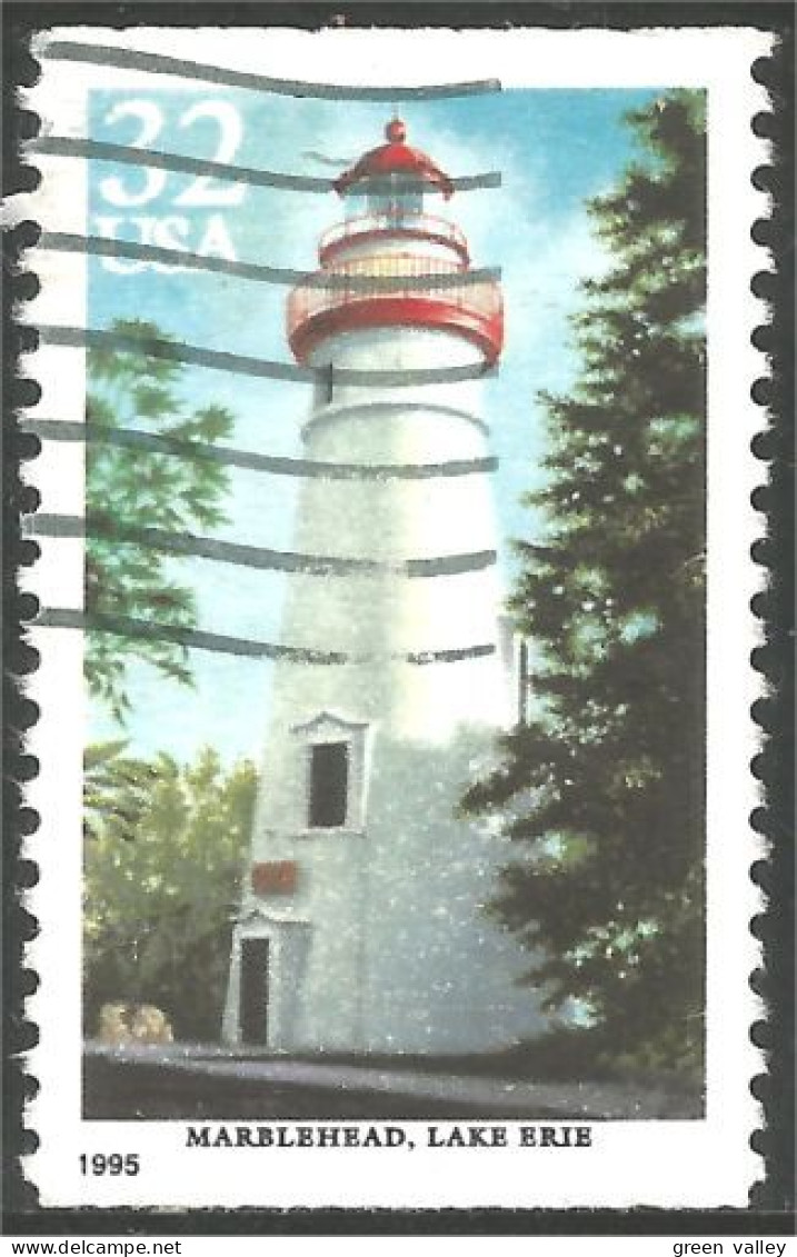 XW01-0561 USA 1995 Phare Marblehead Lighthouse Faro Lichtturm Vuurtoren Farol - Lighthouses