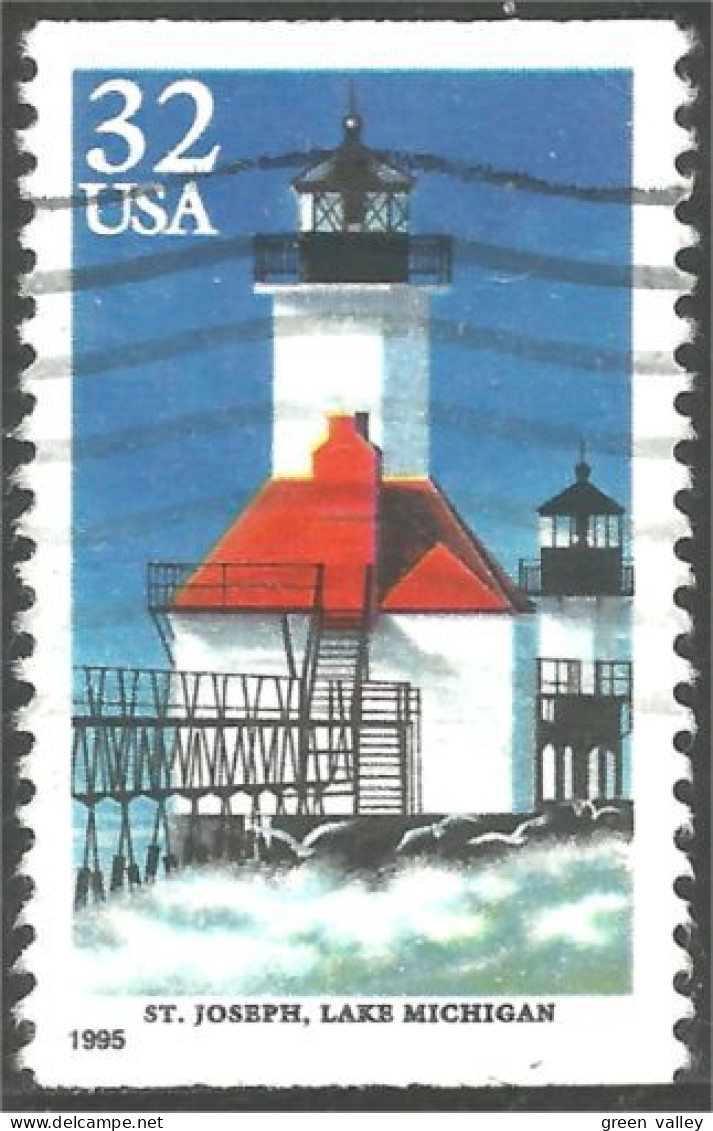 XW01-0555 USA 1995 Phare St Joseph Lighthouse Faro Lichtturm Vuurtoren Farol - Lighthouses