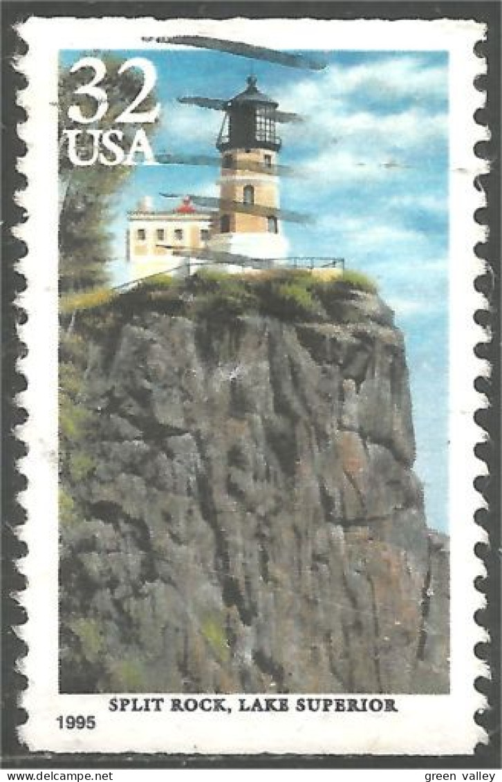 XW01-0550 USA 1995 Phare Split Rock Lighthouse Faro Lichtturm Vuurtoren Farol - Oblitérés