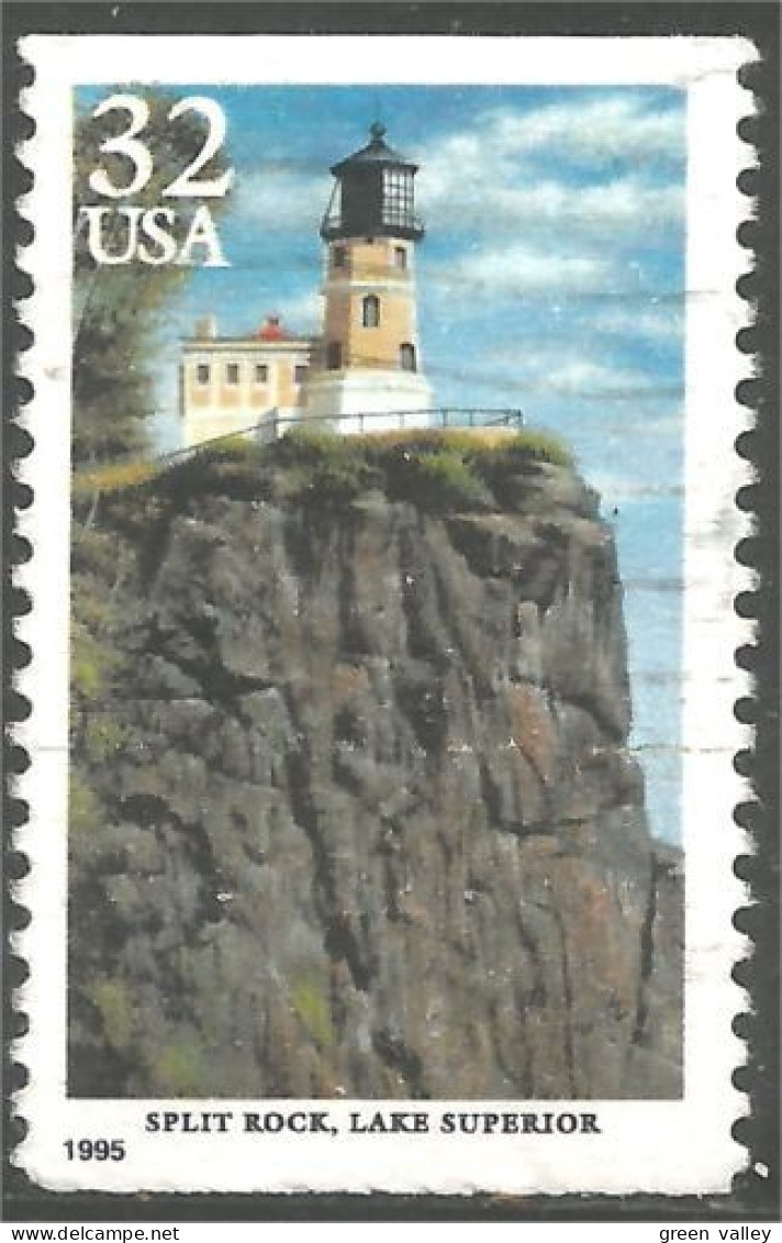 XW01-0549 USA 1995 Phare Split Rock Lighthouse Faro Lichtturm Vuurtoren Farol - Vuurtorens