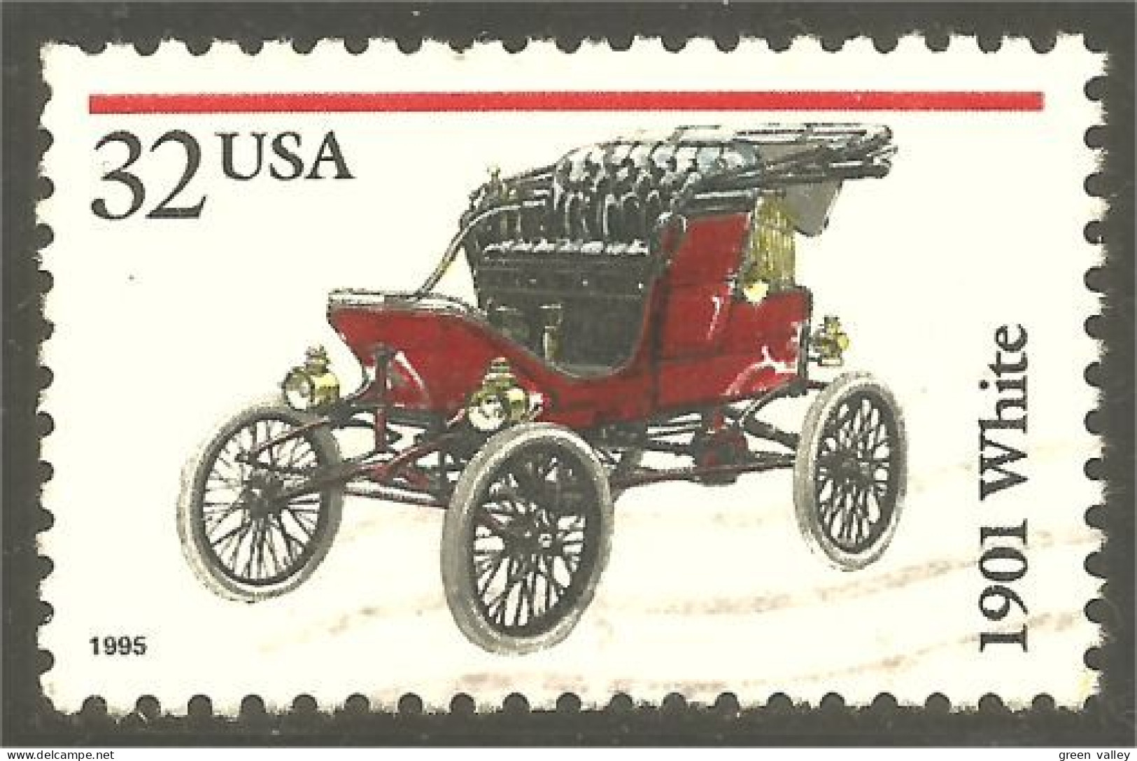 XW01-0520 USA 1995 Car Automobile White 1901 - Cars