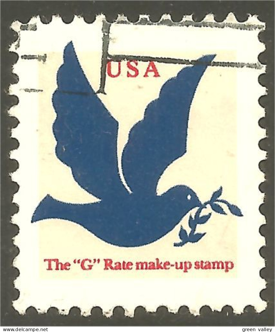 XW01-0505 USA 1994 G-stamp Colombe Dove Paloma Taube Dark Blue Bleu Foncé - Gebraucht