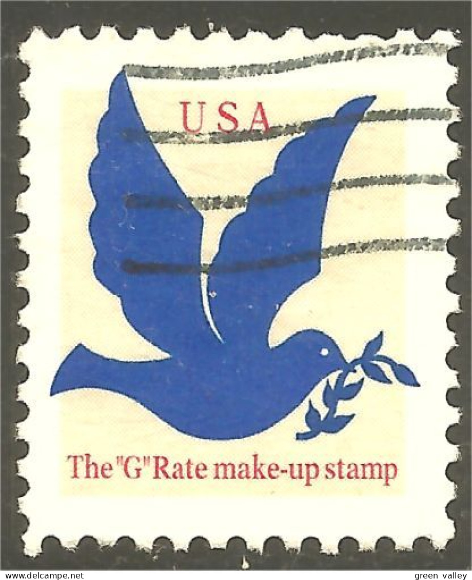 XW01-0504 USA 1994 G-stamp Colombe Dove Paloma Taube Bright Blue Bleu Clair - Autres & Non Classés
