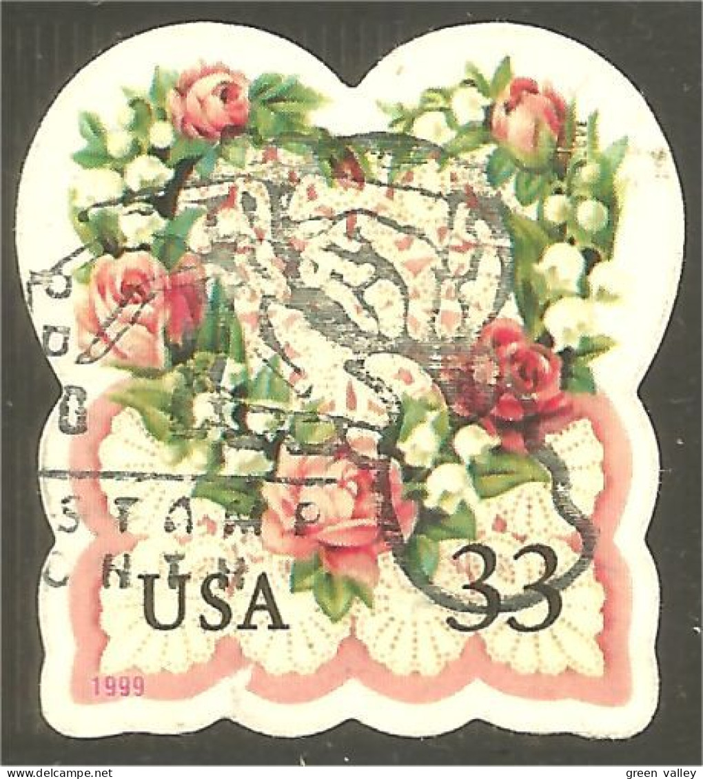 XW01-0486 USA 1999 Love Stamp - Oblitérés