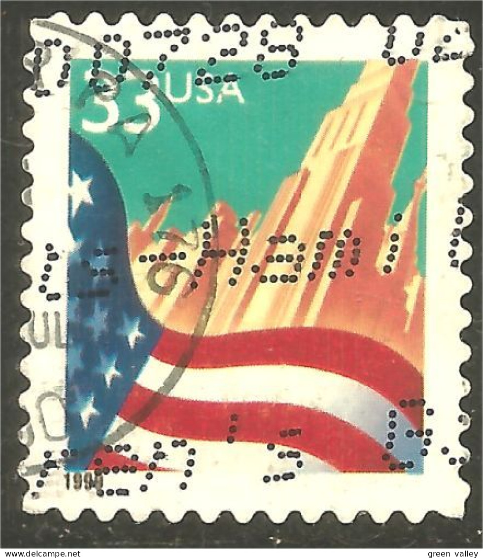 XW01-0457 USA 1999 Drapeau Flag City - Usados