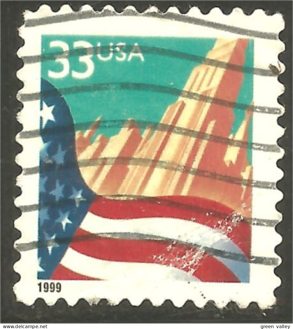 XW01-0458 USA 1999 Drapeau Flag City - Timbres