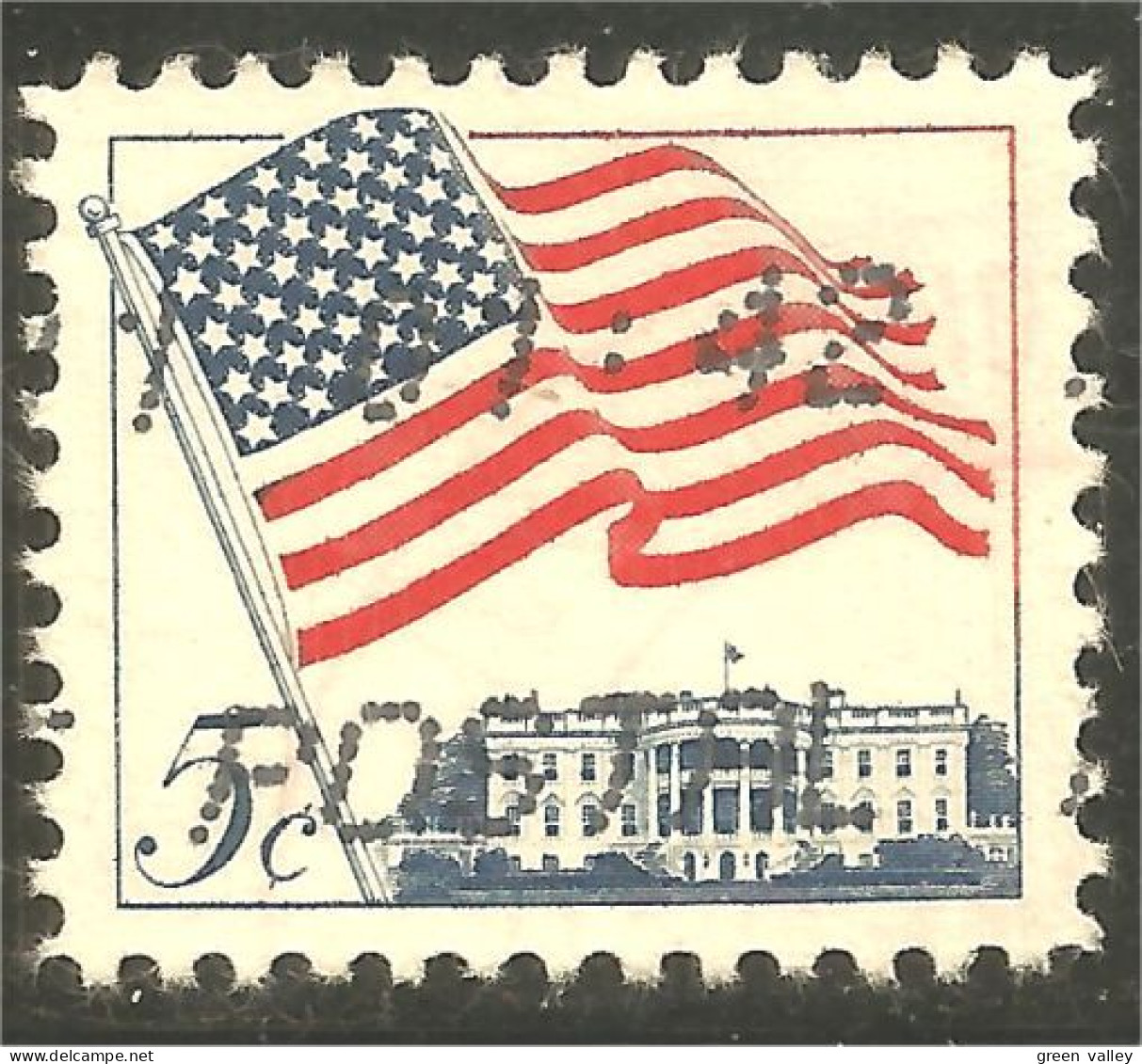 XW01-0439 USA 1963 Drapeau Flag - Gebraucht