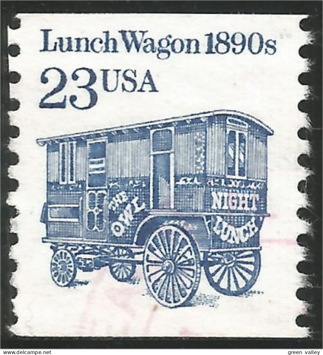 XW01-0425 USA Lunch Wagon Repas Alimentation Food Roulette Coil - Autres & Non Classés