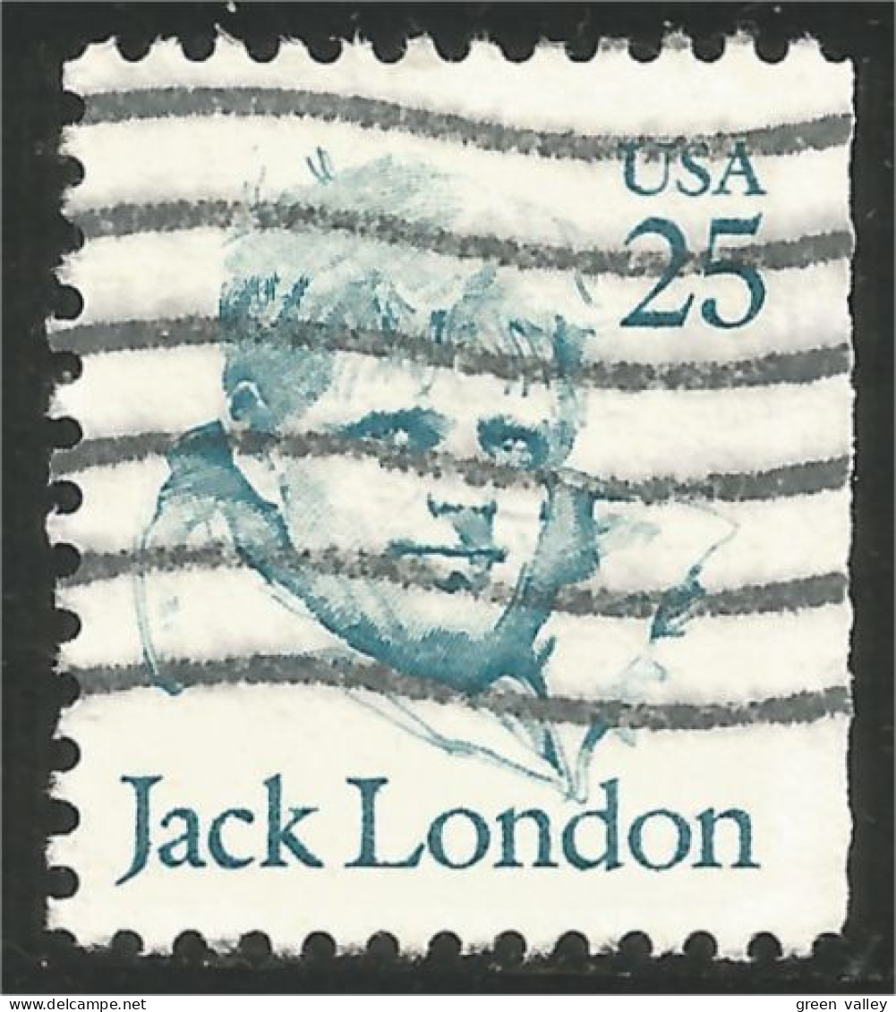 XW01-0419 USA Jack London Writer Ecrivain Bord De Feuille Sheet Margin - Ecrivains