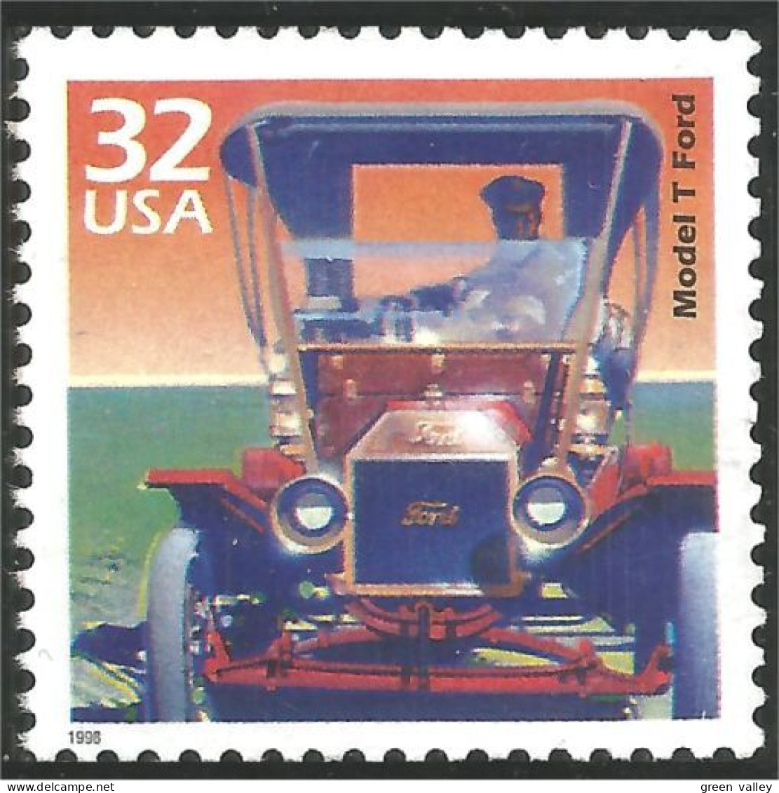 XW01-0326 USA Automobile Car Ford Model T No Gum - Cars