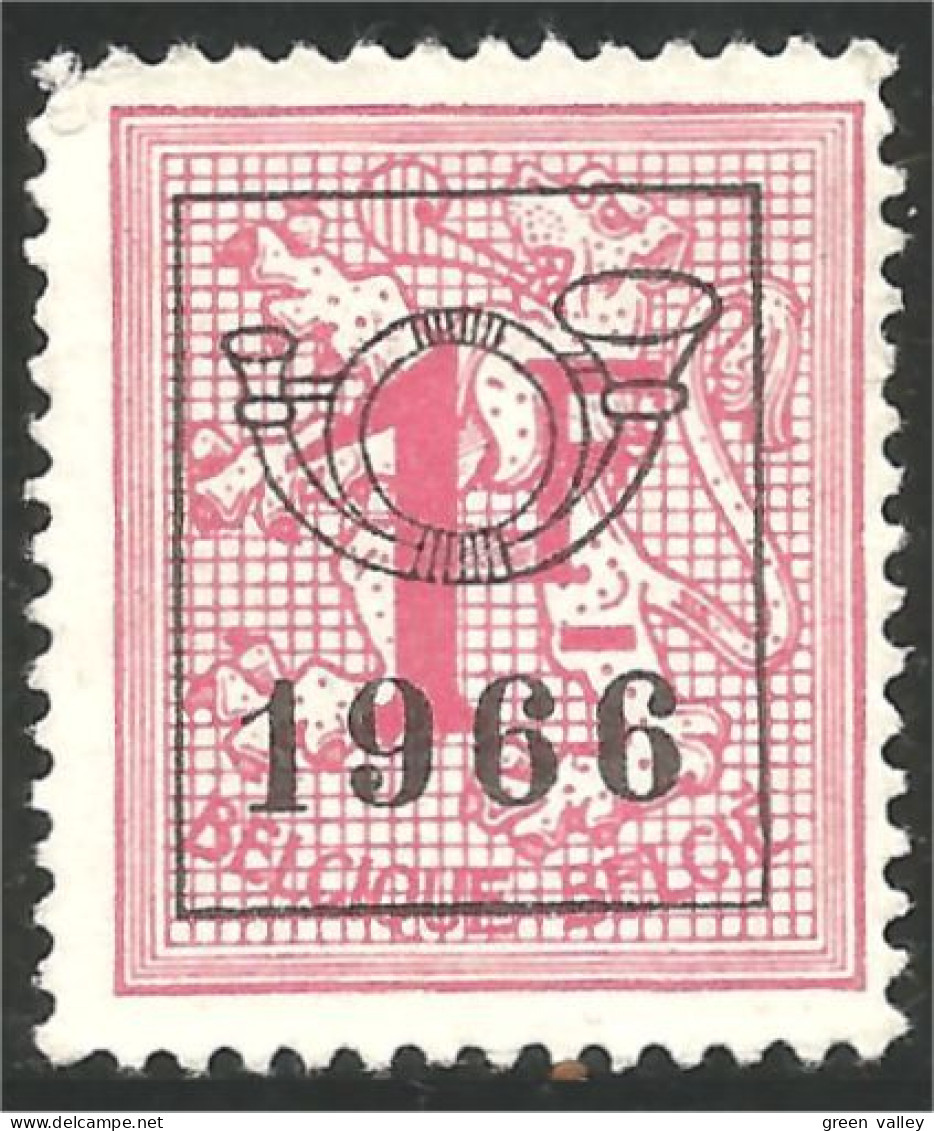 XW01-0310 Belgique Lion Lowe Leone Surcharge 1966 No Gum - Félins