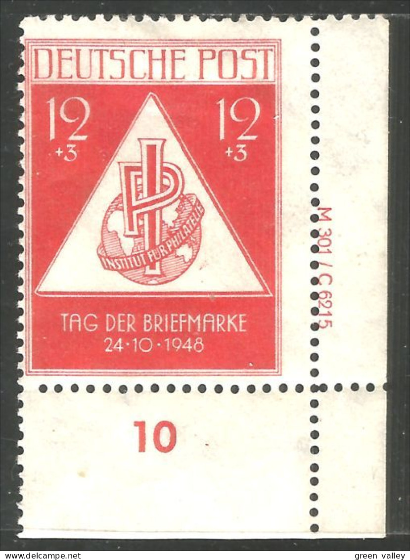 XW01-0288 Deutche Post Journée Timbre Stamp Day MH * Neuf - Autres & Non Classés