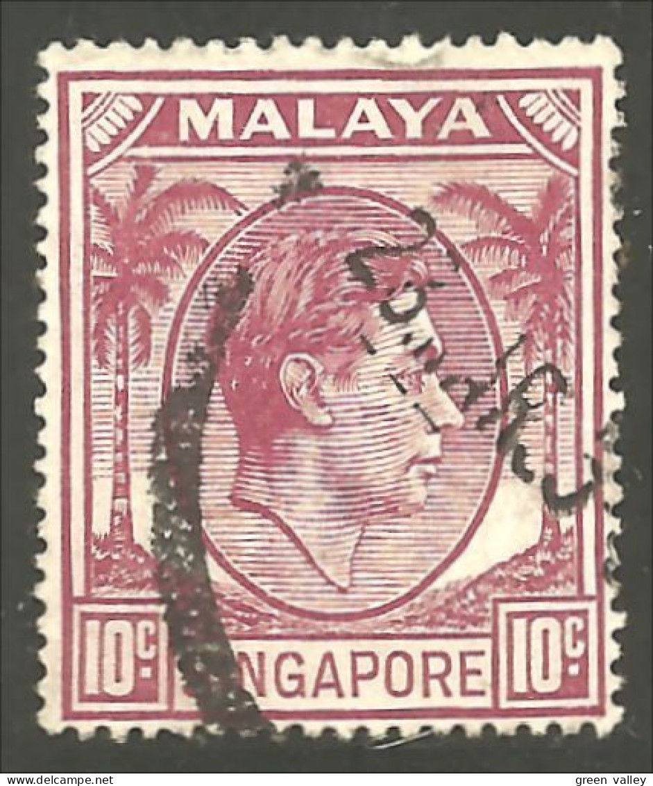 XW01-0255 Malaya Singapore George VI - Fédération De Malaya