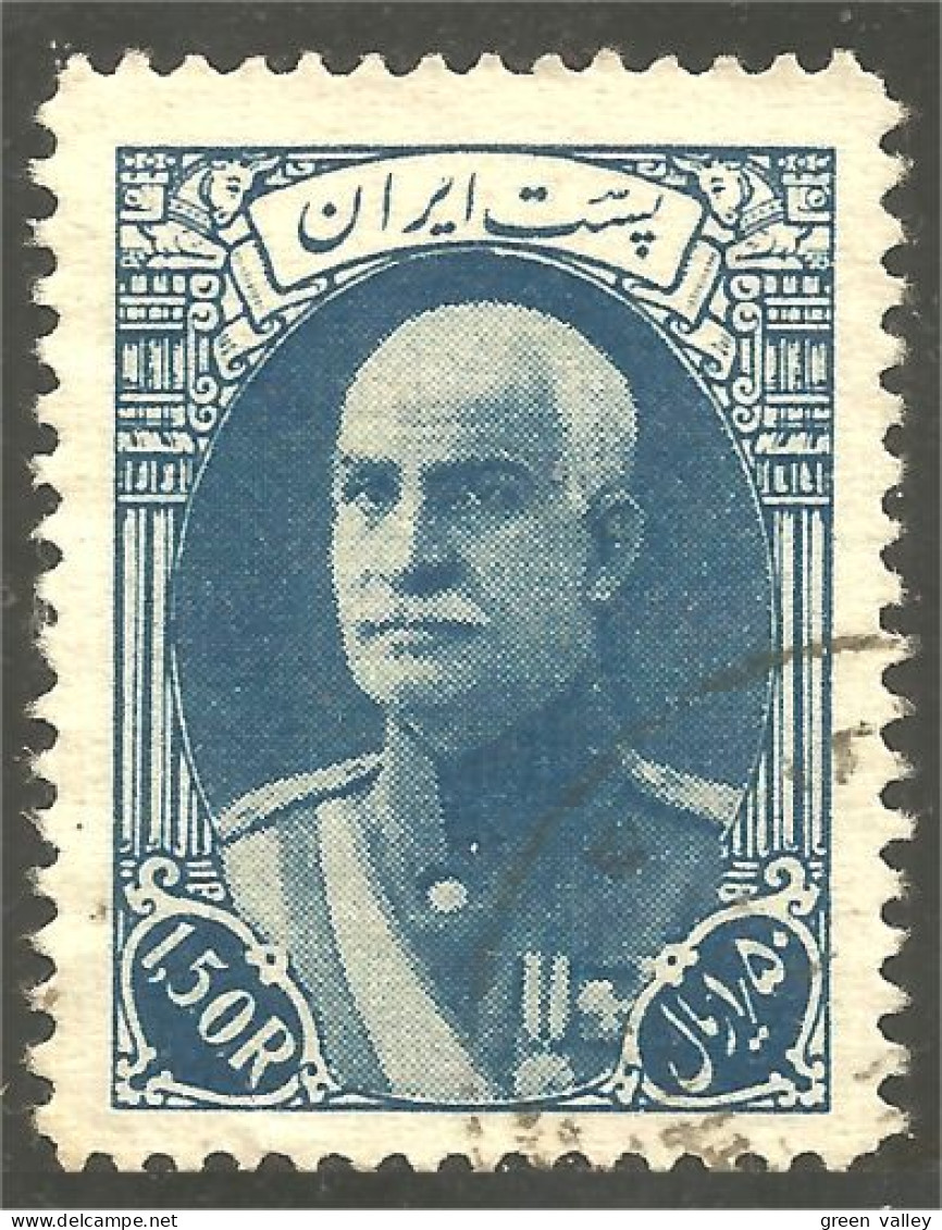 XW01-0238 Iran 1936 Riza Shah Pahlavi 1.50 R Blue - Iran