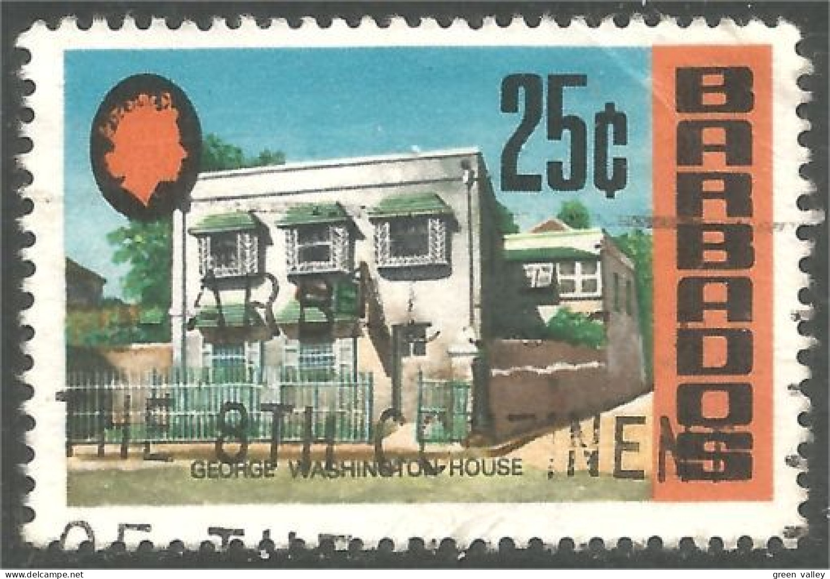 XW01-0228 Barbados Maison George Washington House - Barbados (...-1966)
