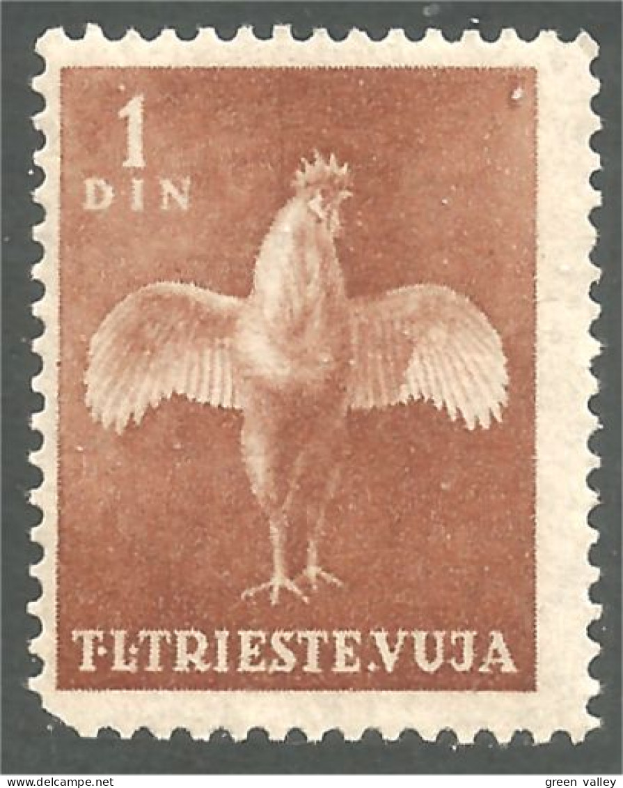XW01-0205 Yugoslavia Coq Rooster Hahn Haan Gallo Poule Hen Huhn MH * Neuf - Sonstige & Ohne Zuordnung
