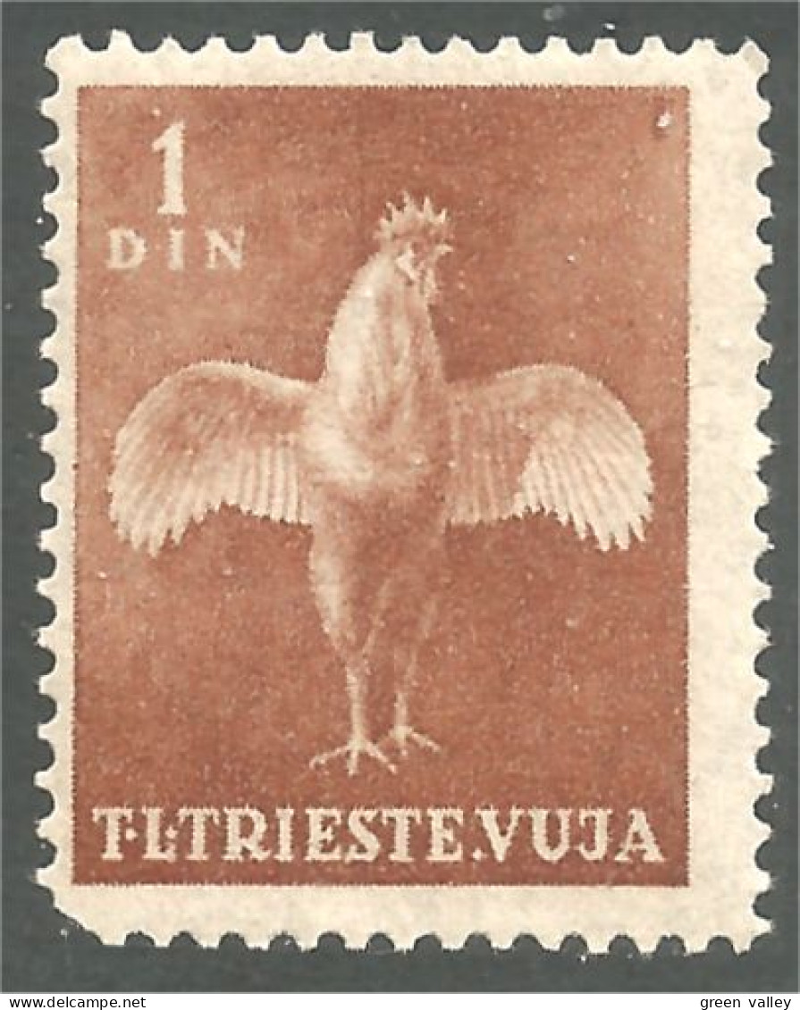 XW01-0205 Yugoslavia Coq Rooster Hahn Haan Gallo Poule Hen Huhn MH * Neuf - Autres & Non Classés