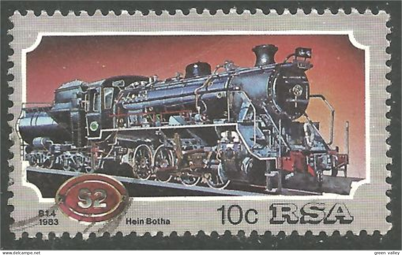 XW01-0210 South Africa RSA Locomotive Train Railways - Treinen