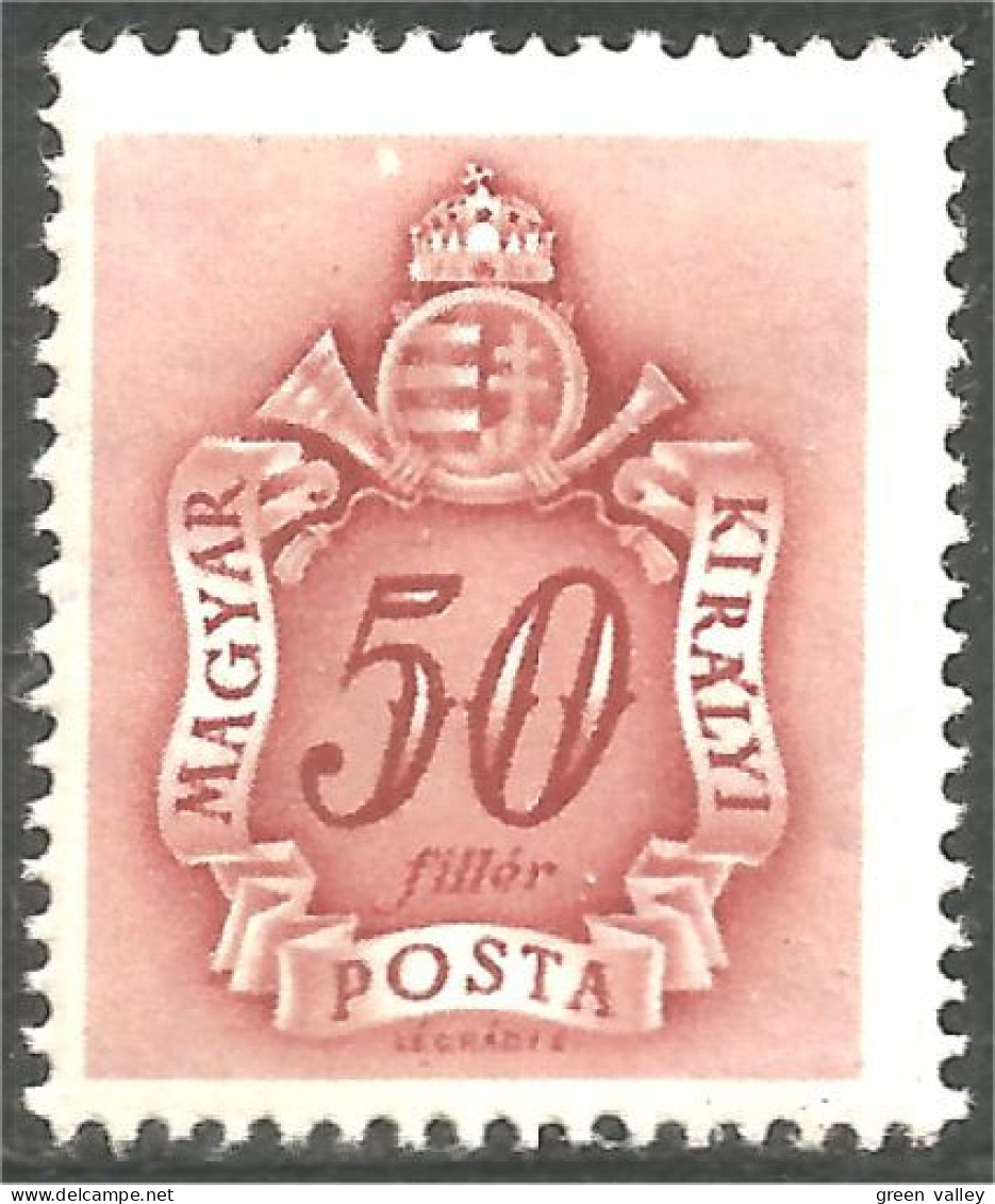 XW01-0186 Hungary Taxe Postage Due 50 MH * Neuf - Other & Unclassified