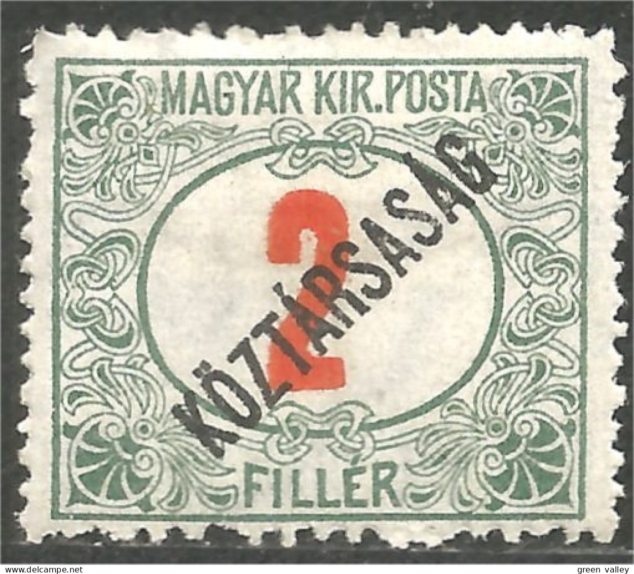 XW01-0175 Hungary Taxe Postage Due 2 MH * Neuf - Other & Unclassified