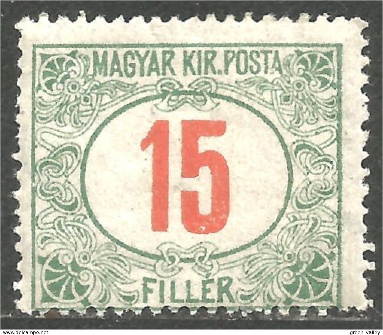 XW01-0172 Hungary Taxe Postage Due 15 MH * Neuf - Other & Unclassified