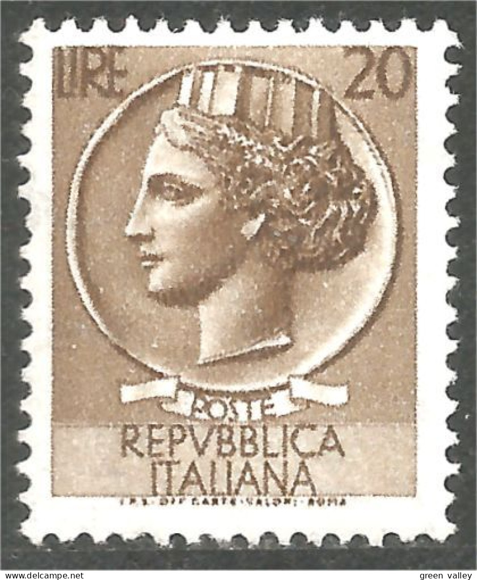 XW01-0160 Italy 20 Lire Monnaie Syracuse Coin MH * Neuf - Unclassified