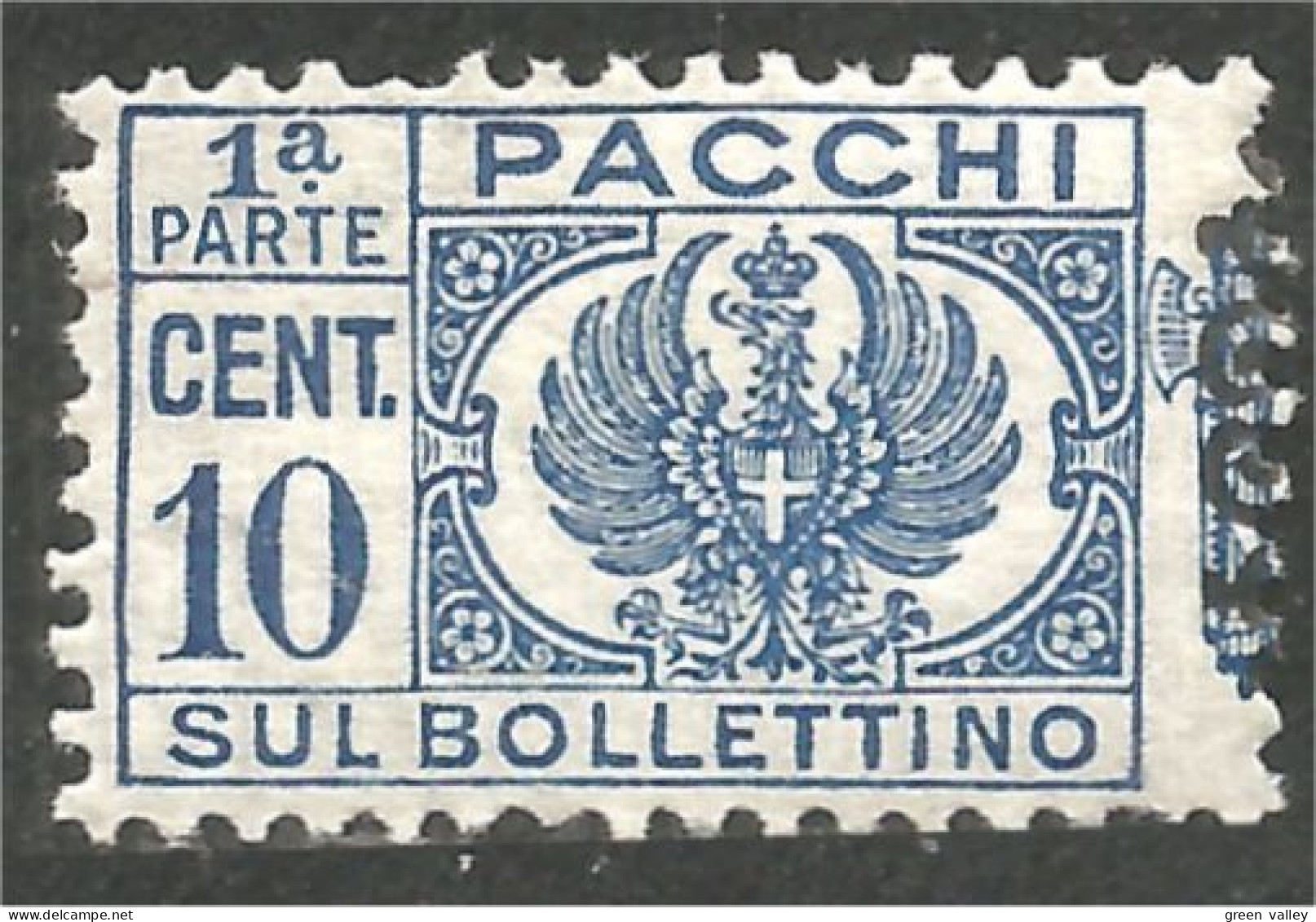 XW01-0164 Italy Paquet Parcel 10 Cent MH * Neuf - Non Classés