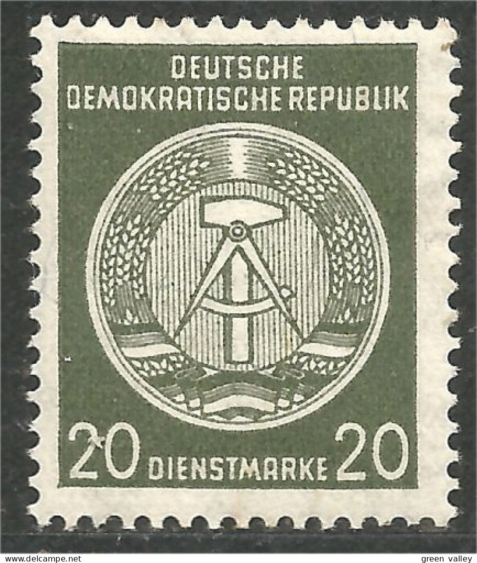 XW01-0134 Germany DDR Armoiries Coat Arms 20 Pfg MNH ** Neuf SC - Other & Unclassified