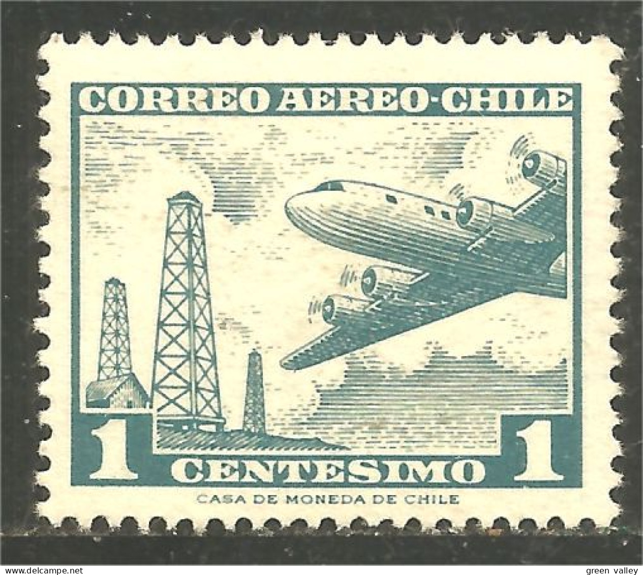 XW01-0085 Chili Avion Airplane Flugzeug Aereo Aviation 1 Ct MNH ** Neuf SC - Flugzeuge