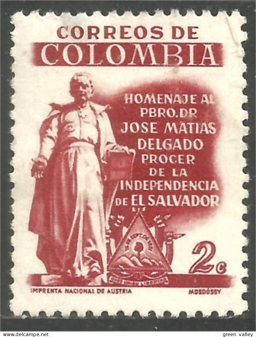 XW01-0066 Colombia Jose Matias Delgado MH * Neuf  - Colombie