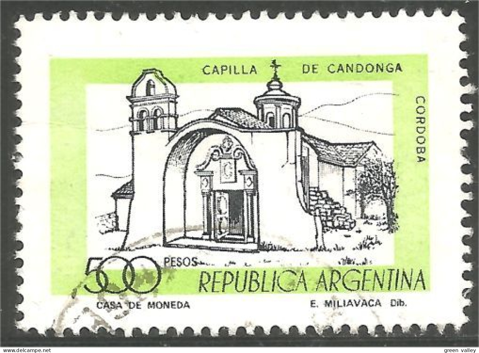 XW01-0006 Argentina Chapelle Candonga Chapelle Cordoba - Abdijen En Kloosters