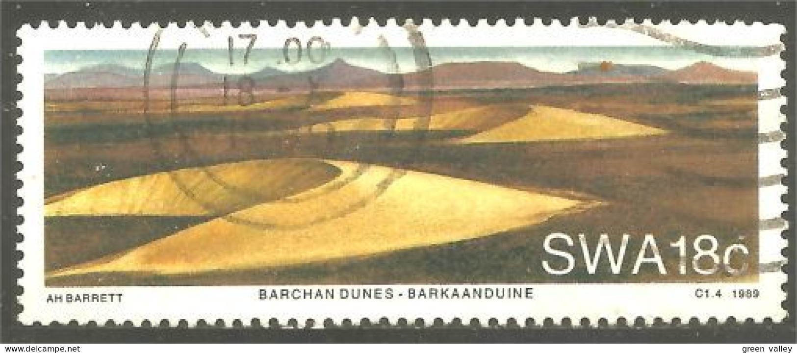 XW01-0971 SWA Barchan Dunes Sand Desert Désert Sable - Sonstige & Ohne Zuordnung