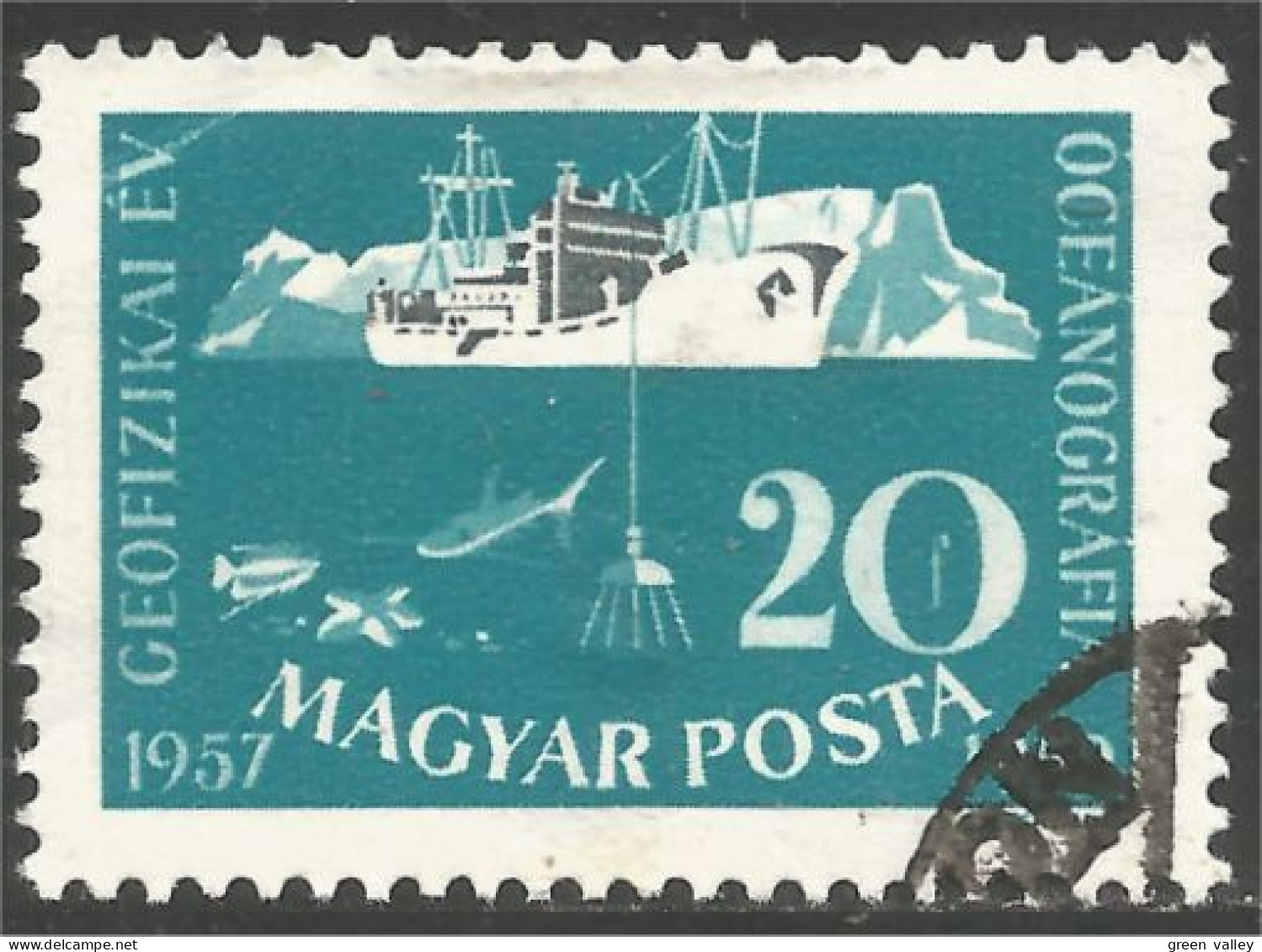 XW01-0890 Hongrie Bateau Polaire Polar Ship Boat Fish Poisson Starfish Etoile Mer - Navi Polari E Rompighiaccio