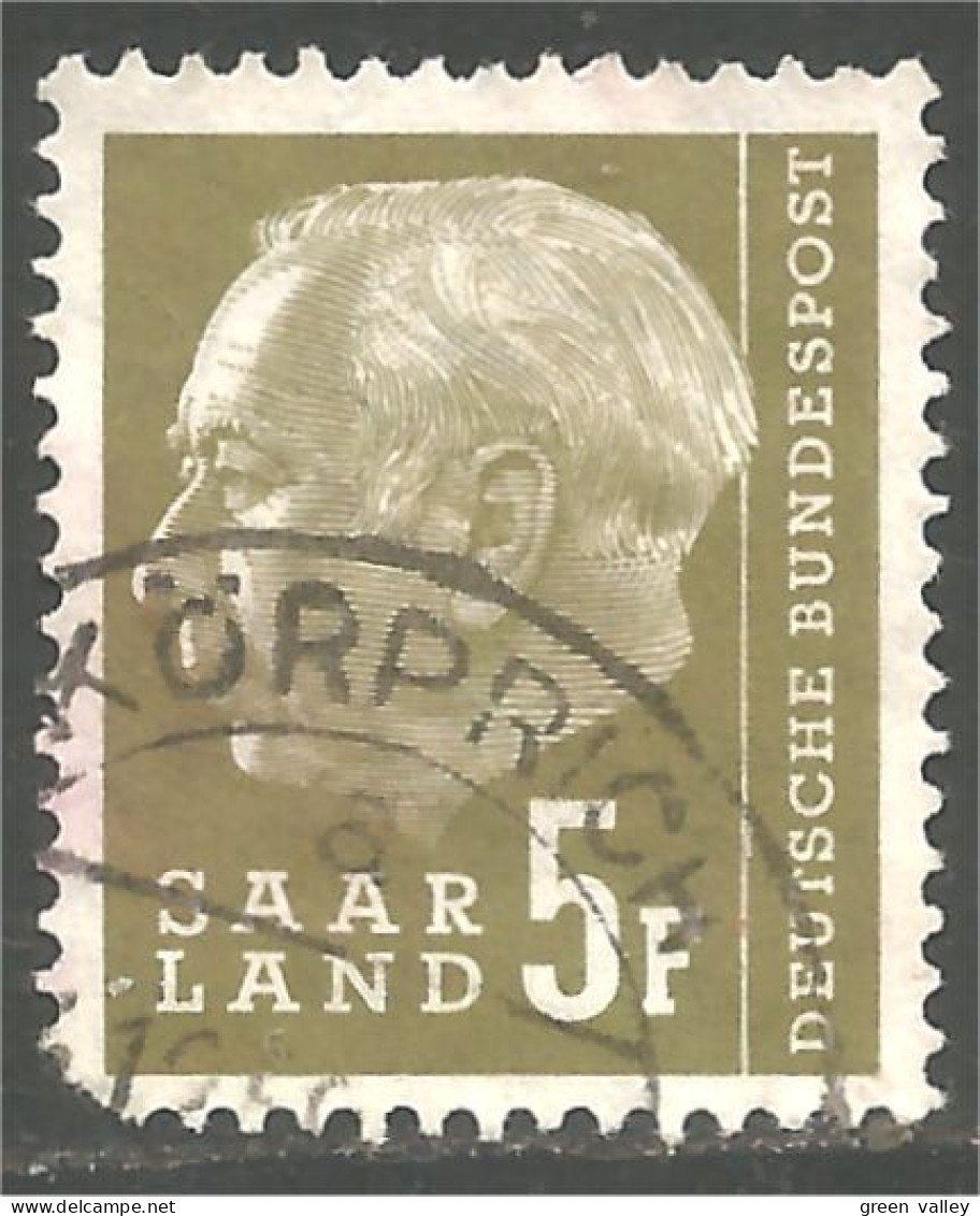 XW01-0885 Sarre Saar Saarland 5f President Theodor Heuss - Other & Unclassified