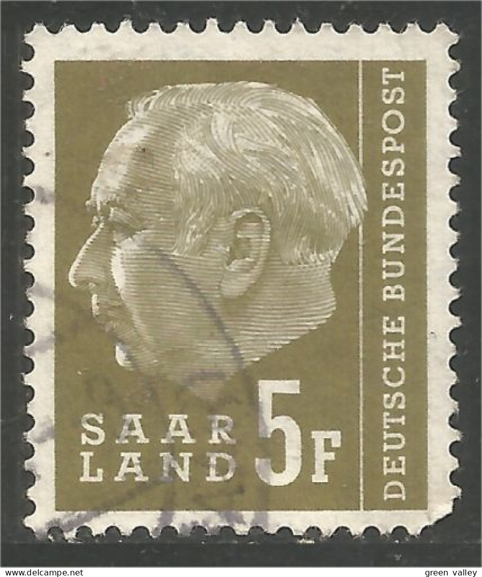 XW01-0882 Sarre Saar Saarland 5f President Theodor Heuss - Otros & Sin Clasificación