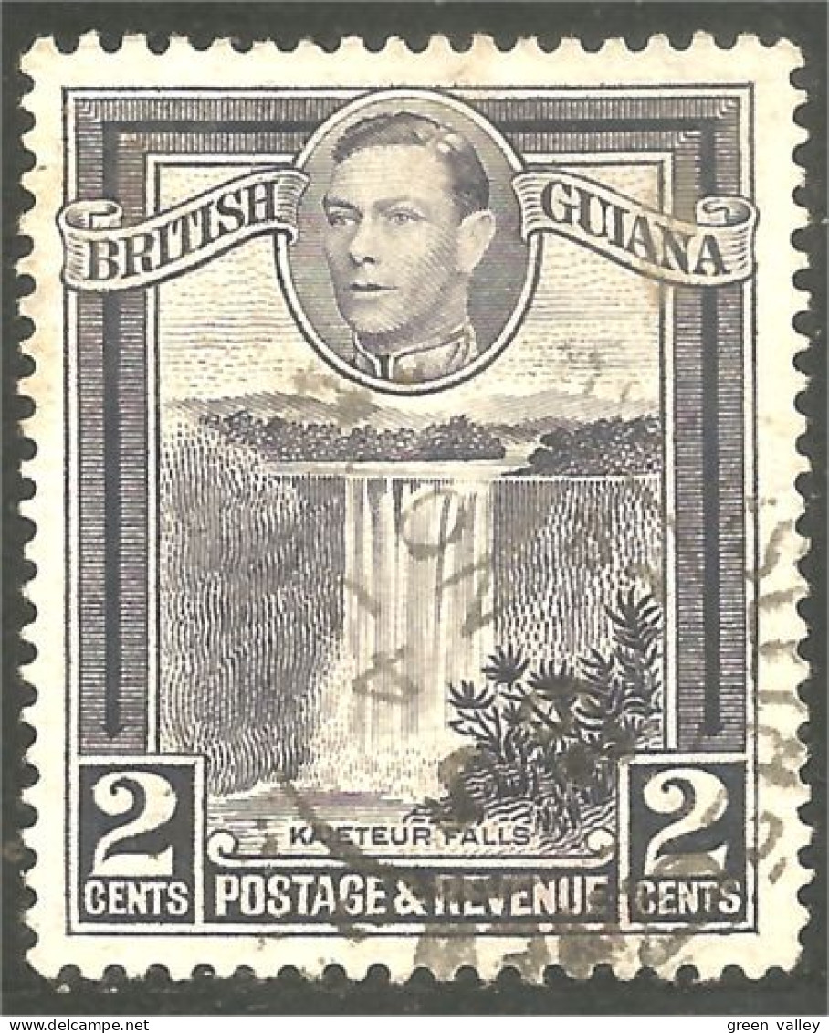XW01-0859 British Guiana 1938 2c Chutes Eau Kaieteur Falls - Guyane Britannique (...-1966)