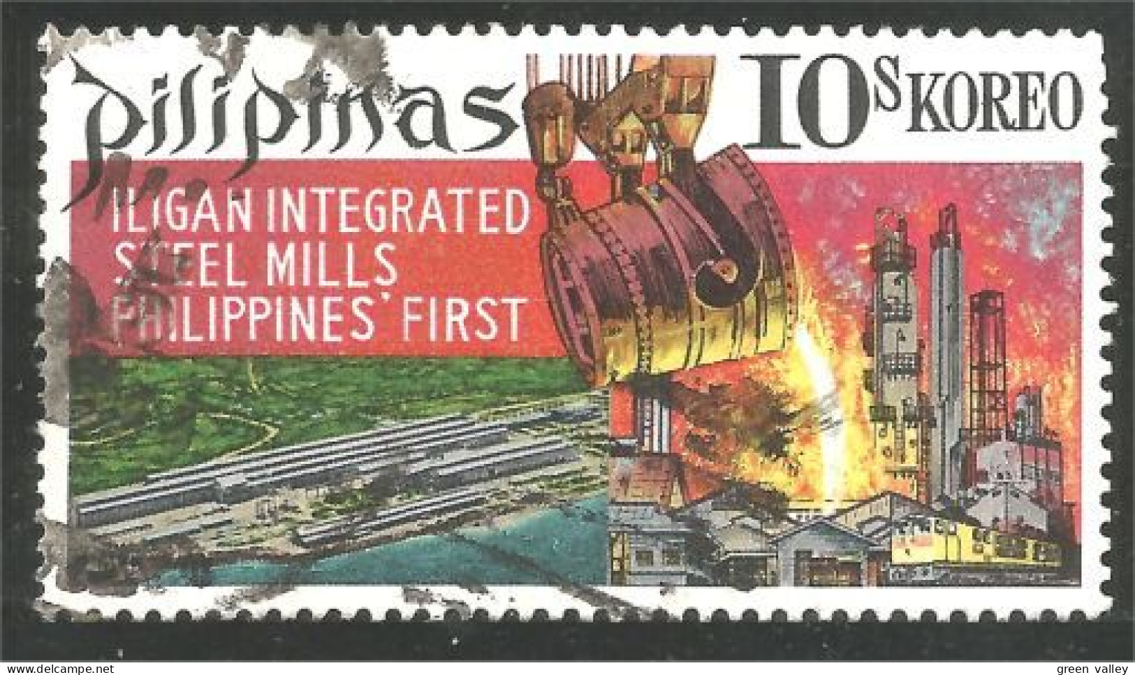 XW01-0789 Philippines Iligan Steel Mills Acier Mines Mining - Mineralen