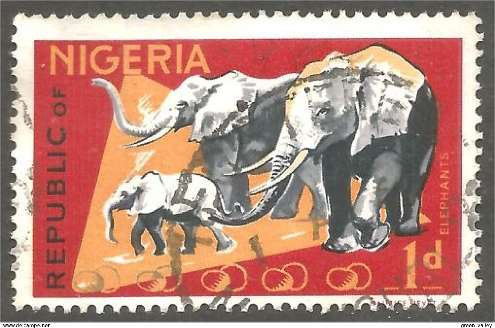 XW01-0768 Nigeria Elephant Olifant Elefante Norsu  - Sonstige & Ohne Zuordnung