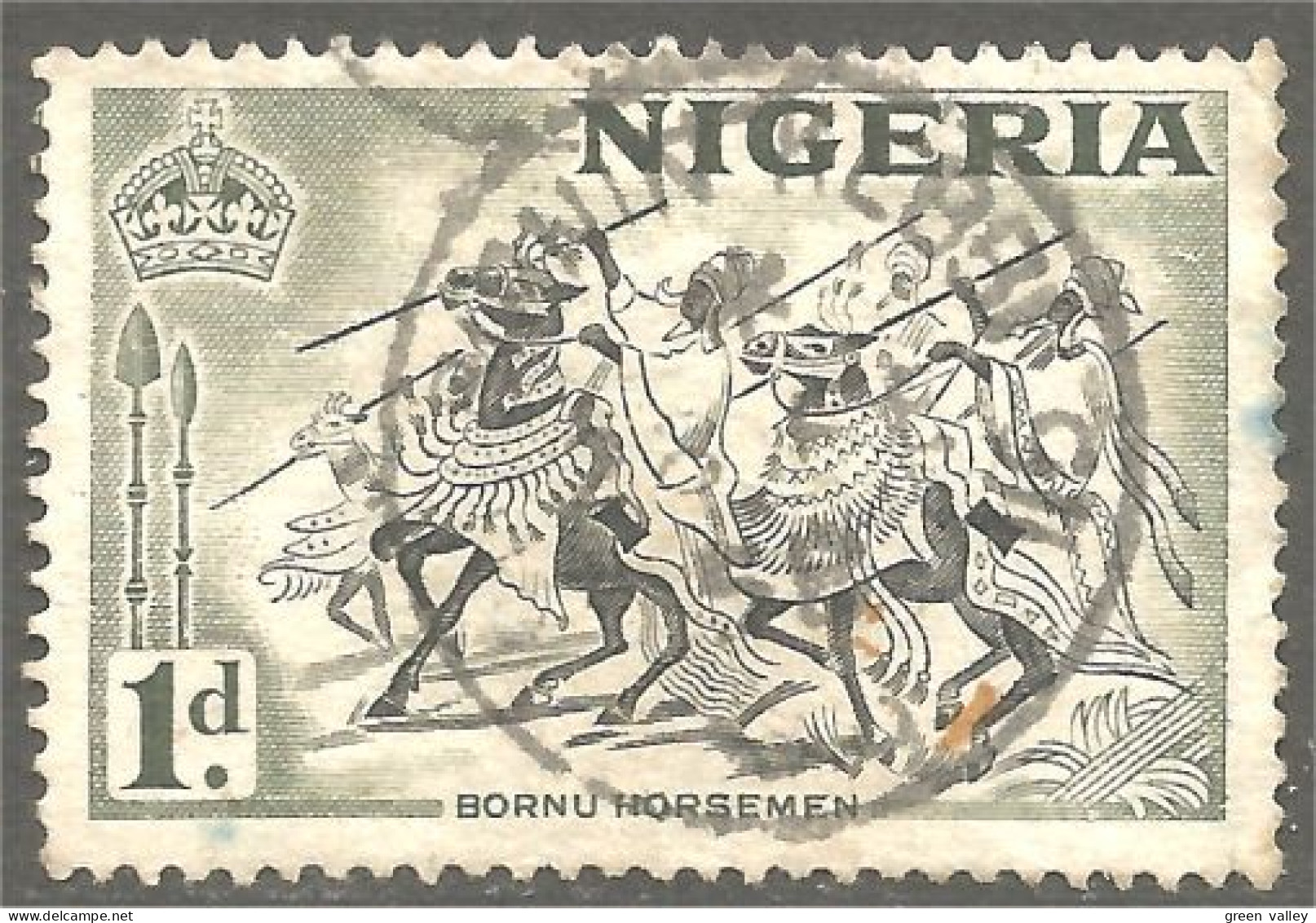 XW01-0735 Nigeria Cavaliers Bornu Horsemen  - Pferde