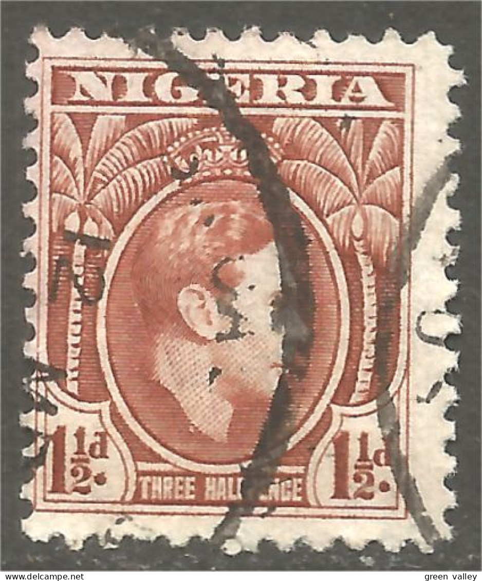 XW01-0727 Nigeria George VI 1938 1 1/2 D  - Royalties, Royals